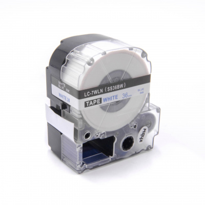 Epson LC-SS36BW, 36mm x 8m, testo blu / sfondo bianco, nastro compatibile