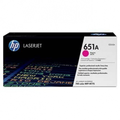 HP 651A CE343A magenta toner originale