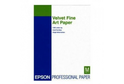 Epson Velvet Fine Art Paper S041637 C13S041637, 260 g/m2, A3+, 20pz, velluto, bianco, carta fotografica