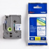 Brother TZ-133 / TZe-133, 12mm x 8m, testo blu / nastro trasparente, nastro originale