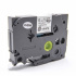 Nastro compatibile con Brother TZ-SE1 / TZe-SE1, 6mm x 8m, testo nera / nastro bianco, sicurezza