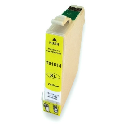 Epson T1814 XL giallo (yellow) cartuccia compatibile