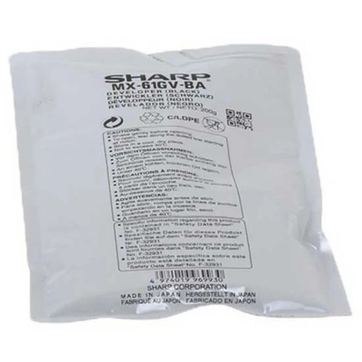 Sharp MX-61GVBA nero (black) developer originale
