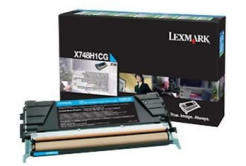 Lexmark X748H3CG ciano (cyan) toner originale