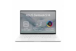 ASUS Zenbook S14 OLED/UX5406SA-OLED720XZ/U7-258V/14"/2880x1800/T/32GB/512GB/Intel int/W11P/Bianco/2R