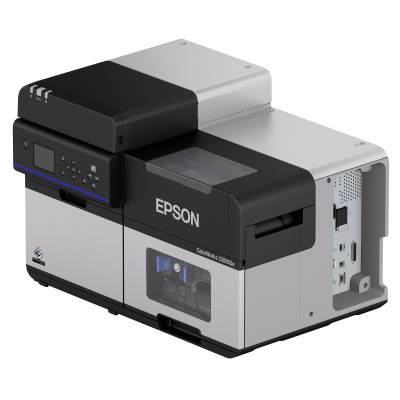 Epson ColorWorks C8000e (mk) C31CL02102MK, colore stampante di etichette, cutter, disp., USB, Ethernet, kit (USB), black, grey