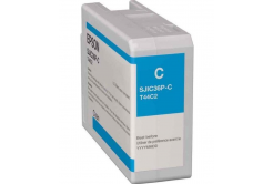 Epson SJIC36P-C C13T44C240 per ColorWorks, ciano (cyan) cartuccia originale