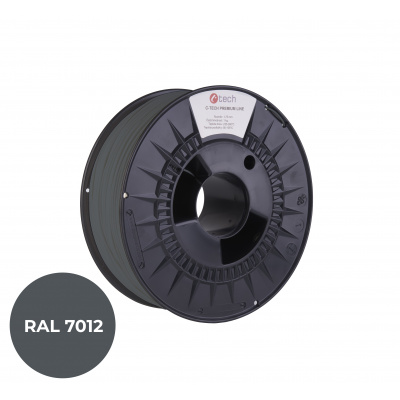 C-Tech 3DF-P-ABS1.75-7012 3D filamento, PREMIUM LINE, ABS, grigio basalto, RAL7012, 1,75mm, 1kg