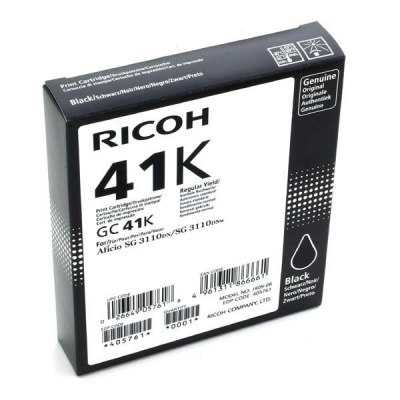 Ricoh GC41HK 405761 nero (black) cartuccia gel originale
