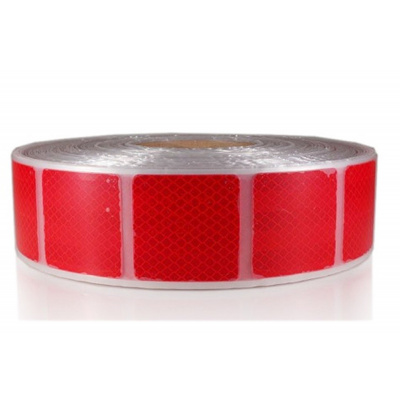 3M 997-72S Diamond Grade Quadri flessibili riflettenti 50 x 50 mm, rosso