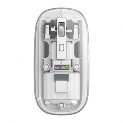 Mouse senza fili, Marvo PRISM B10 White M810W WH, bianco, ottica, 1600DPI