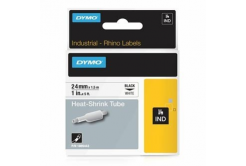 Dymo Rhino 1805443, 24mm x 1,5m, testo nera/sfondo bianco, nastro originale
