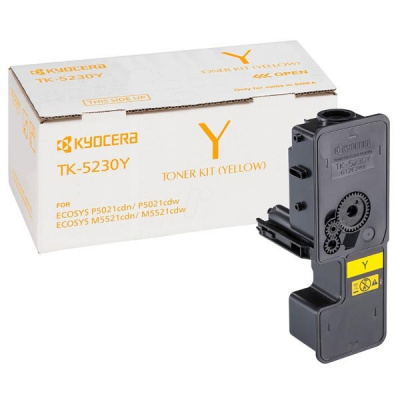 Kyocera Mita TK-5230Y giallo (yellow) toner originale
