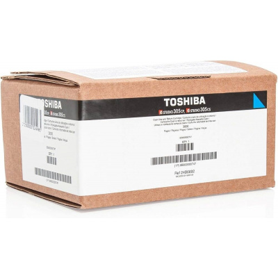Toshiba T305PCR 6B000000747 ciano (cyan) toner originale