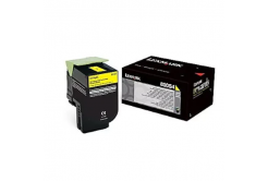 Lexmark 80C0S40 giallo (yellow) toner originale