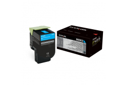 Lexmark 80C0X20 ciano (cyan) toner originale