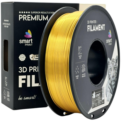 Smart Print FG-S91-E1, 3D filamento, PLA Silk, 1,75mm, 1000g, Oro (Gold)