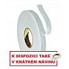 3M 9515W Nastro biadesivo in schiuma per montaggio, bianco 25 mm x 33 m
