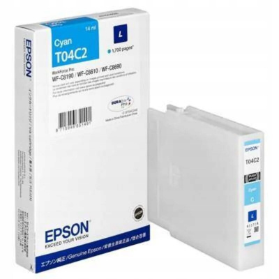 Epson C13T04C24N ciano (cyan) cartuccia originale