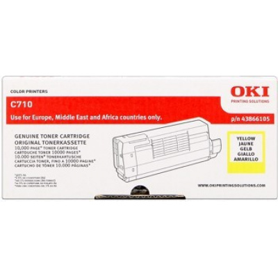 OKI 44318605 giallo (yellow) toner originale