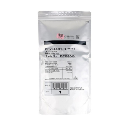 Ricoh 888095 nero (black) developer originale