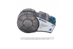 Brady M21-250-414 / 151514, 6.35 mm x 3.048 m, Polyester, testo nera / sfondo bianco