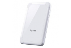 Apacer disco rigido esterno, AC532, 2.5", USB 3.0 (3.2 Gen 1), 2TB, AP2TBAC532W-1, bianco