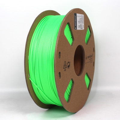 Gembird 3DP-ABS1.75-01-FG, 3D filamento, ABS, 1,75mm, 1000g, fluorescente, Verde (Green)