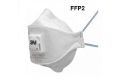 3M 9322+ Aura™ Filtrační polomaska s výdechovým ventilkem (FFP2)