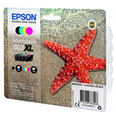 Epson 603XL C13T03A64010 CMYK multipack originale