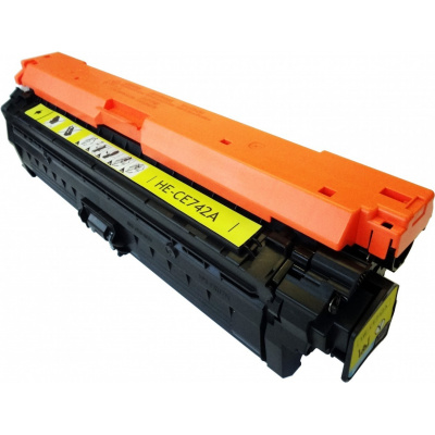 Toner compatibile con HP CE742A giallo (yellow) 