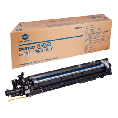 Konica Minolta A2XN0KD ciano (cyan) developer originale