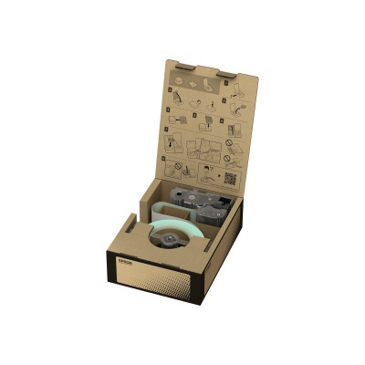 Epson LabelWorks BR-VN12YB-E C53S664004 12mm x 45m, testo nera / nastro giallo, vinile, nastro originale