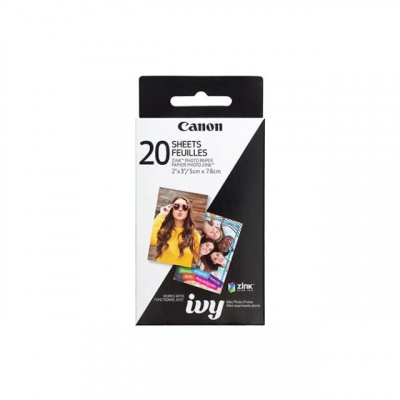 Canon ZP-2030 3214C002 autoadesiva carta fotografica ZINK 50x76mm (2x3"), 20 fogli, bianco, termico