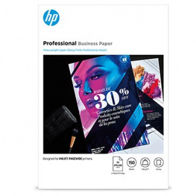 HP PRO BIZ FSC, carta, lucido, bianco, A3, 180 g/m2, 150 pz 7MV84A, non specificato