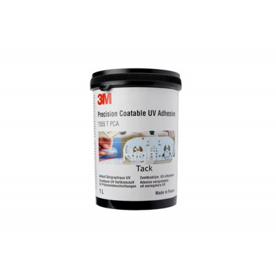 3M 7555 T PCA Adesivo attivato dai raggi UV, 1 litro