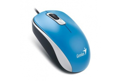 Genius Mouse DX-120 31010105108, 1200DPI, ottica, 3sp\., wired USB, blu, classico