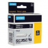 Dymo Rhino 1805436, 19mm x 5,5m, testo bianco/sfondo nera, nastro originale
