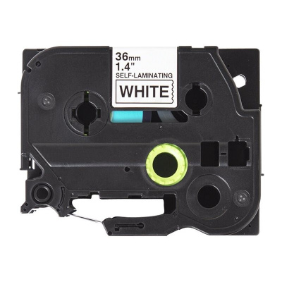 Nastro compatibile con Brother TZ-SL261 / TZe-SL261, 36mm x 8m, testo nera / nastro bianco