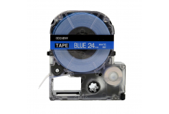 Epson LC-SD24BW, 24mm x 8m, testo bianco / sfondo blu, nastro compatibile