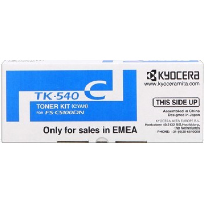 Kyocera Mita TK-540C ciano (cyan) toner originale