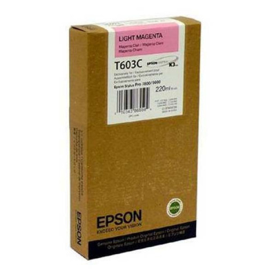 Epson T603C00 magenta chiaro (light magenta) cartuccia originale