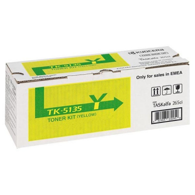 Kyocera Mita TK-5135Y giallo (yellow) toner originale