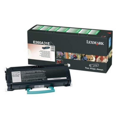Lexmark E260A31E nero (black) toner originale