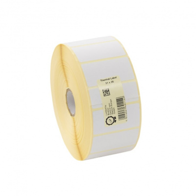 Brother LDE1E026051127P, 51mm x 26mm, originale bianco etichette di carta, 3000 etichette
