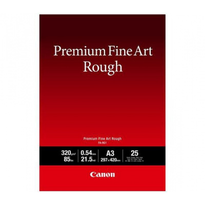 Canon Fine Art Rough 4562C003, 320 g/m2, A3, 25pz, opaco, getto d'inchiostro, bianco, carta fotografica