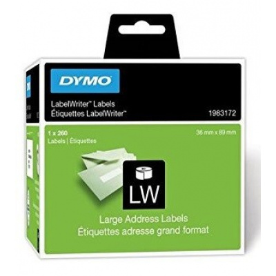 Dymo 1983172, 89mm x 36mm, bianco grandi etichette di carta