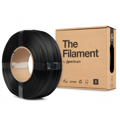 "The Filament" by Spectrum TF-24185, ReFill, HT-PLA, 1,75mm, 1000g, Nero (Jet black)