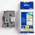 Brother TZ-151 / TZe-151, 24mm x 8m, testo nera / nastro trasparente, nastro originale