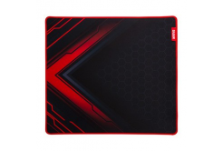Tappetino per mouse, Blaze M, gaming, nero-rosso, 350 x 300 x 3 mm, Marvo